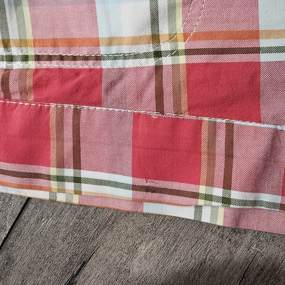 VINTAGE y2k HOLLISTER Red and Blue Plaid Women Shorts - Picture 6 of 6